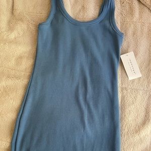 American threads ribbed dress